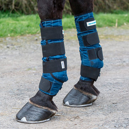 Cooling Horse Leg Wraps – Blue (Pair)